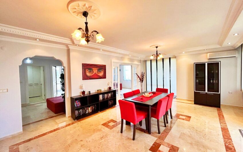 (Turkish) ALANYA MAHMUTLARDA SATILIK DENİZ MANZARALI LÜKS EŞYALI 3+1 DAİRE