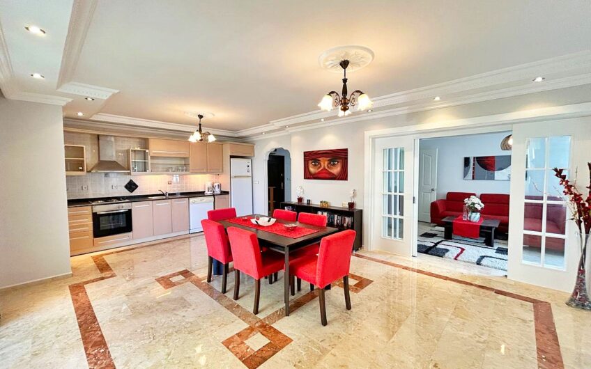 (Turkish) ALANYA MAHMUTLARDA SATILIK DENİZ MANZARALI LÜKS EŞYALI 3+1 DAİRE