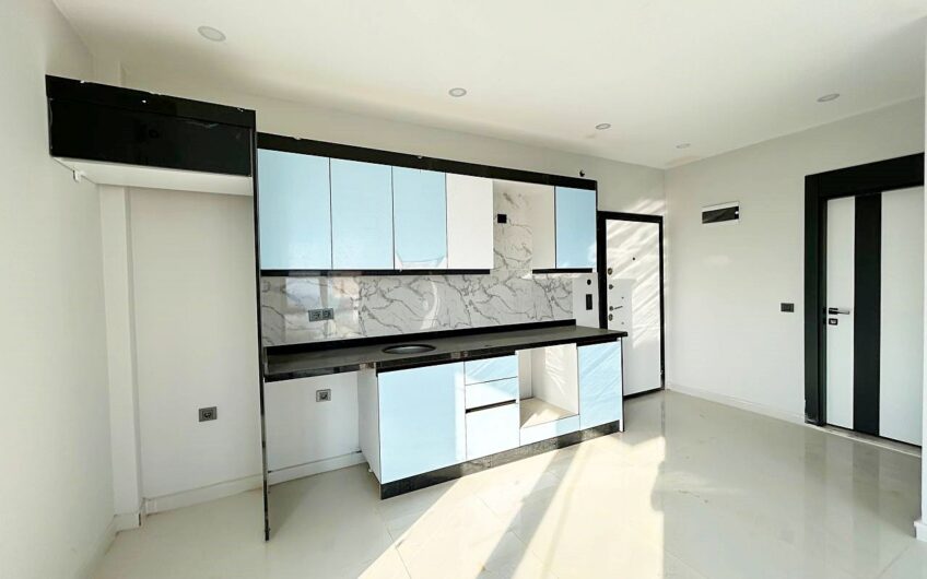 ALANYA PAYALLARDA SATILIK DENİZ MANZARALI SIFIR 1+1 DAİRE